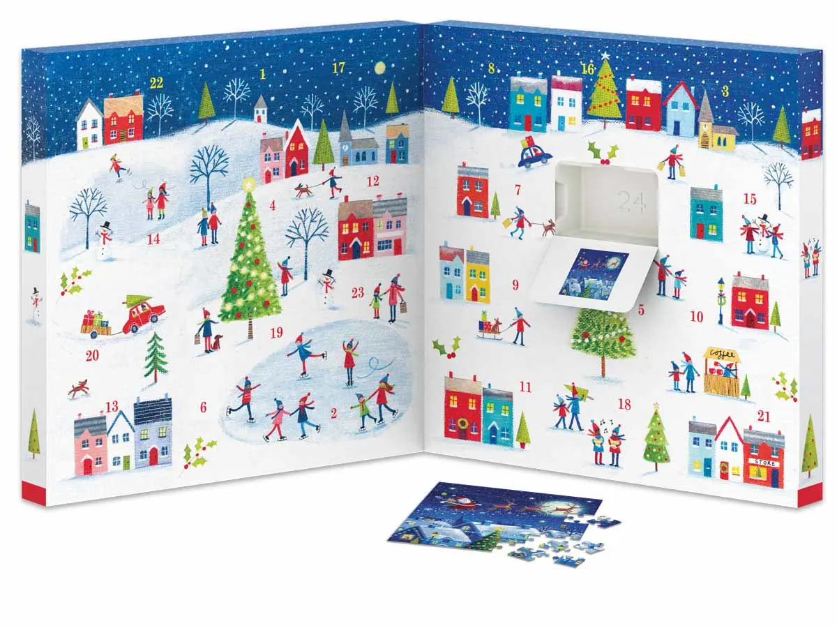 Puzzle Advent Calendar - Christmas Town