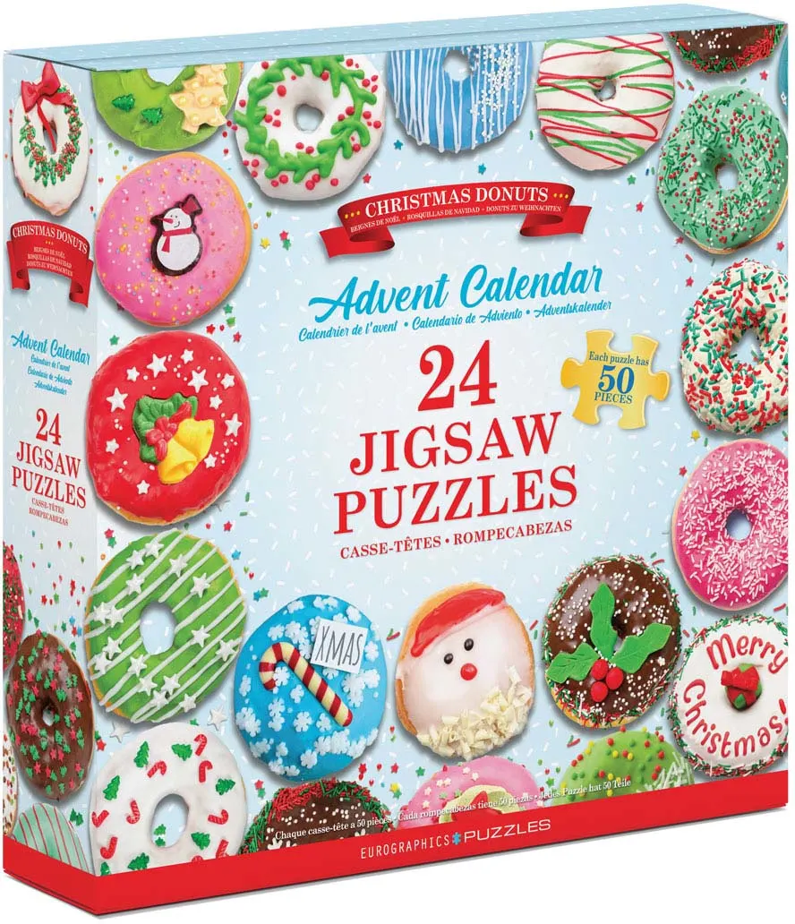 Puzzle Advent Calendar - Donuts Christmas