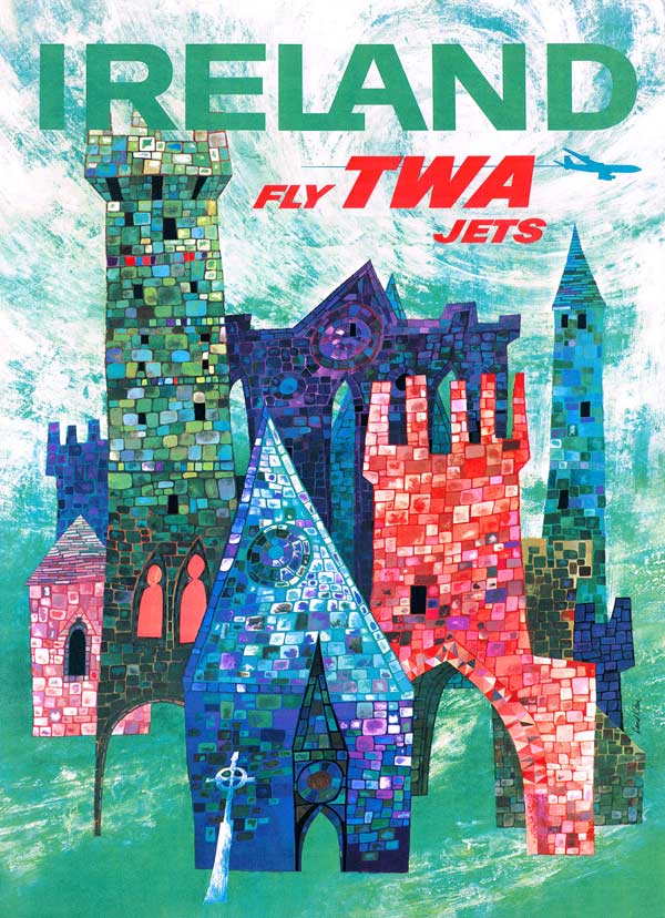 Explore Ireland (TWA Travel Posters) Travel