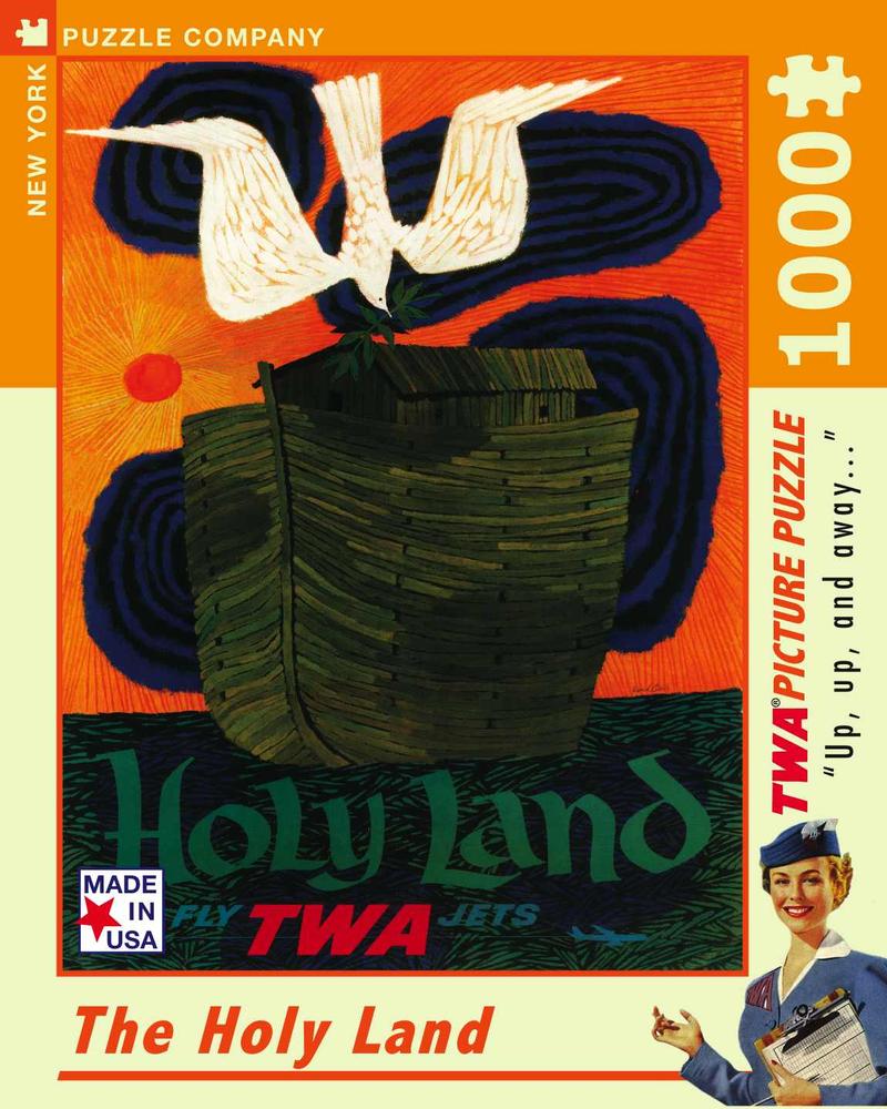 The Holy Land (TWA Travel Posters) Nostalgic & Retro Jigsaw Puzzle