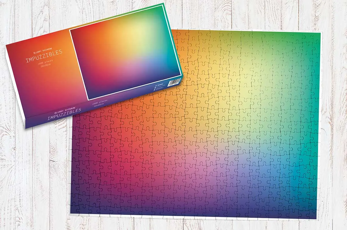 Blurry Rainbow - Impuzzible No.21 Abstract