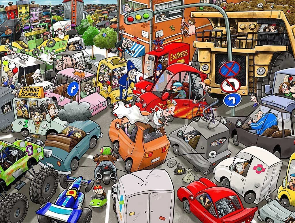 Chaos on the Road Car