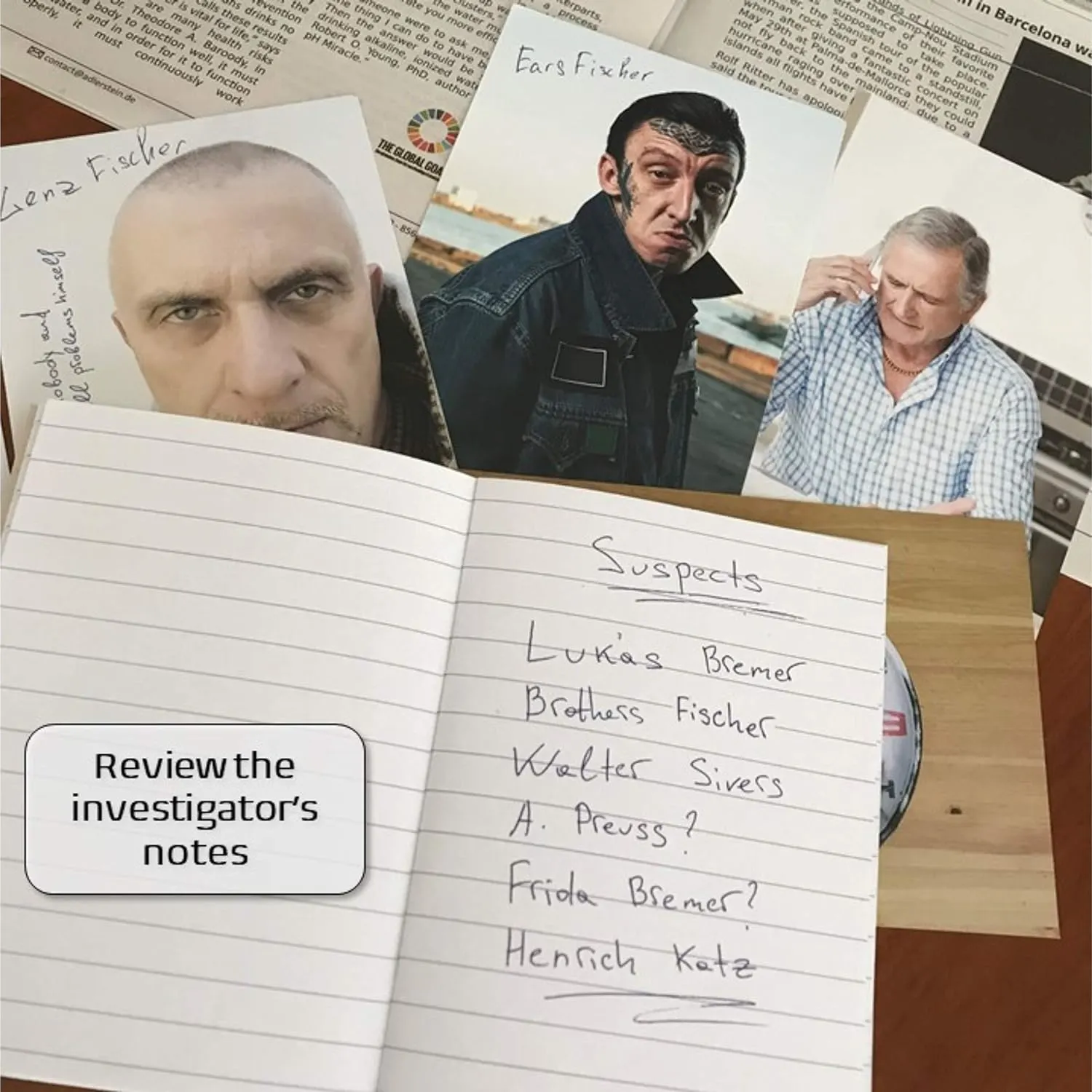 Murder Mystery Party Case Files: Fire in Adlerstein