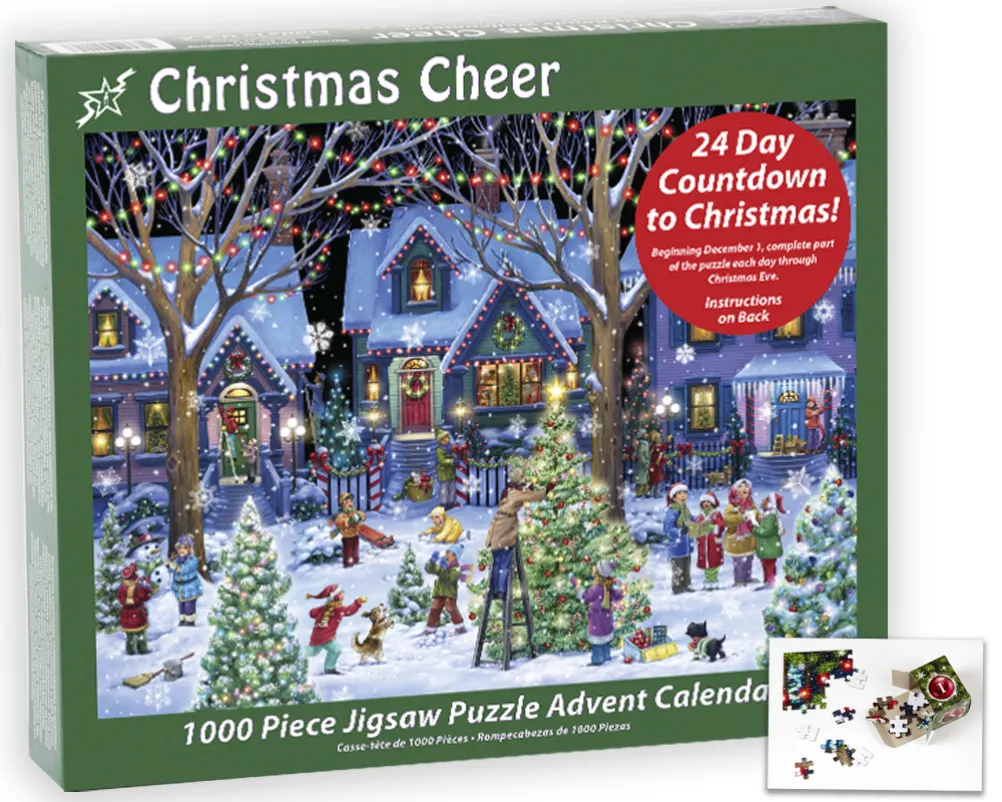Christmas Cheer Jigsaw Puzzle Advent Calendar Christmas