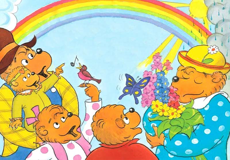 Under the Rainbow  (The Berenstain Bears) Humor Jigsaw Puzzle