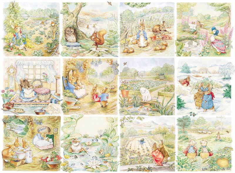 Character Vignettes (Peter Rabbit) Humor Jigsaw Puzzle