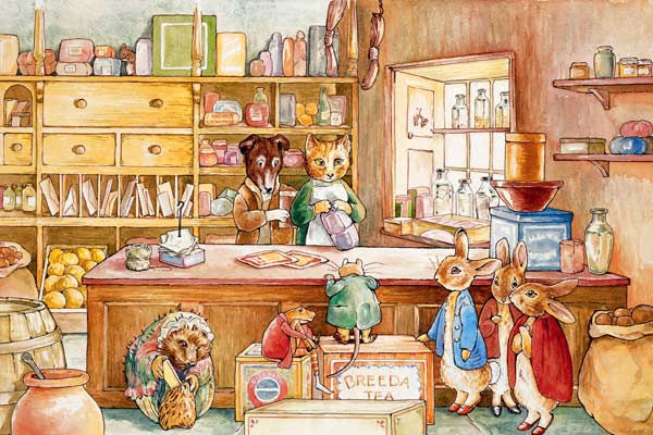 Ginger & Pickles (Peter Rabbit) Humor Jigsaw Puzzle
