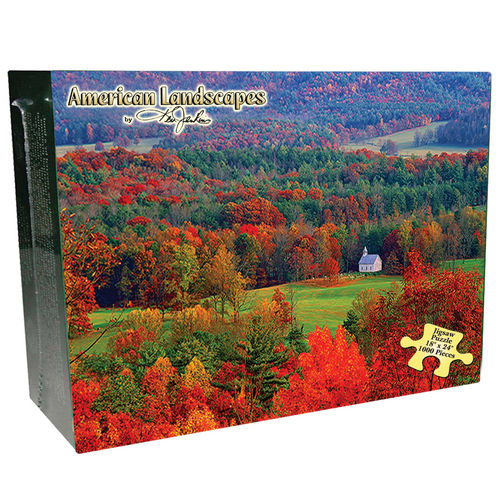 Smoky Mountains Countryside Jigsaw Puzzle