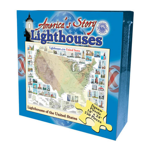 Lighthouses of the United States (America’s Story) Lighthouse Jigsaw Puzzle