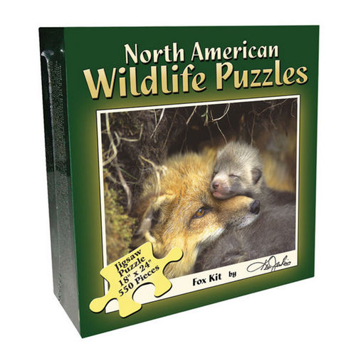 Fox Pup (North American Wildlife Jigsaw Puzzle) Forest Animal Jigsaw Puzzle
