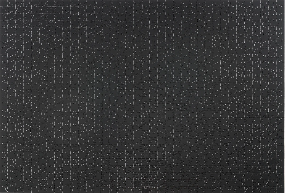 Black and White and Red All Over Series &ndash; 3 Impossible Puzzles - Black Jigsaw Puzzle Monochromatic