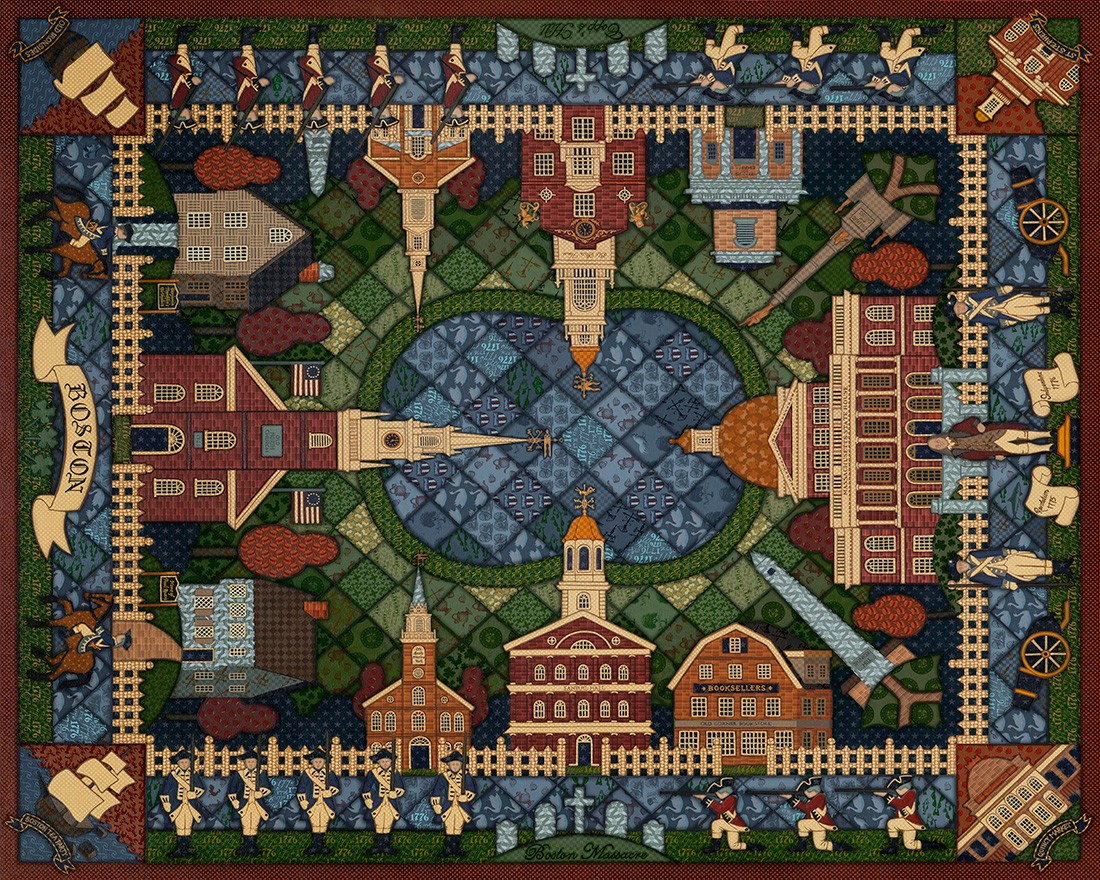 Boston Quilt Quilting & Crafts Jigsaw Puzzle