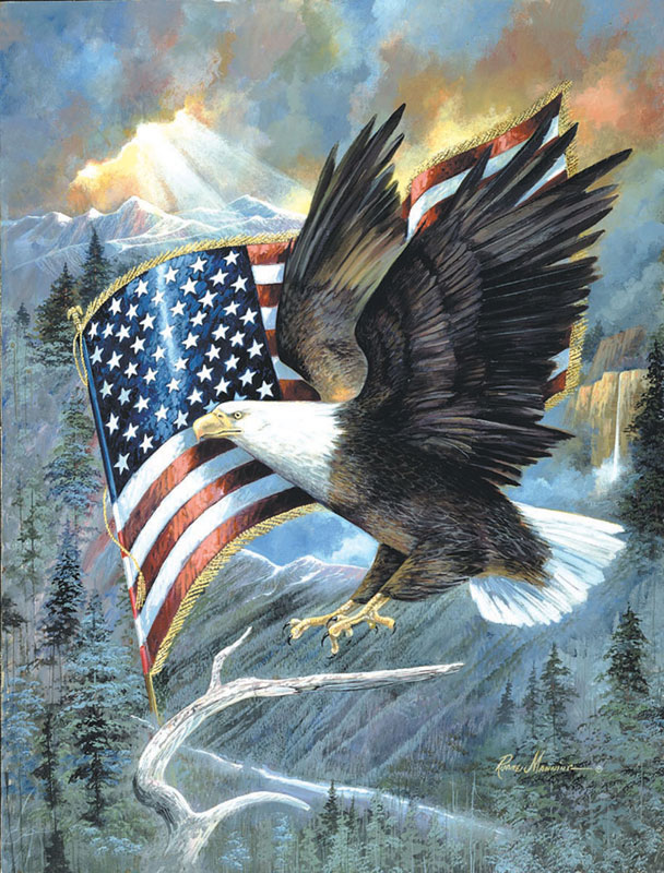 American Eagle Patriotic Jigsaw Puzzle
