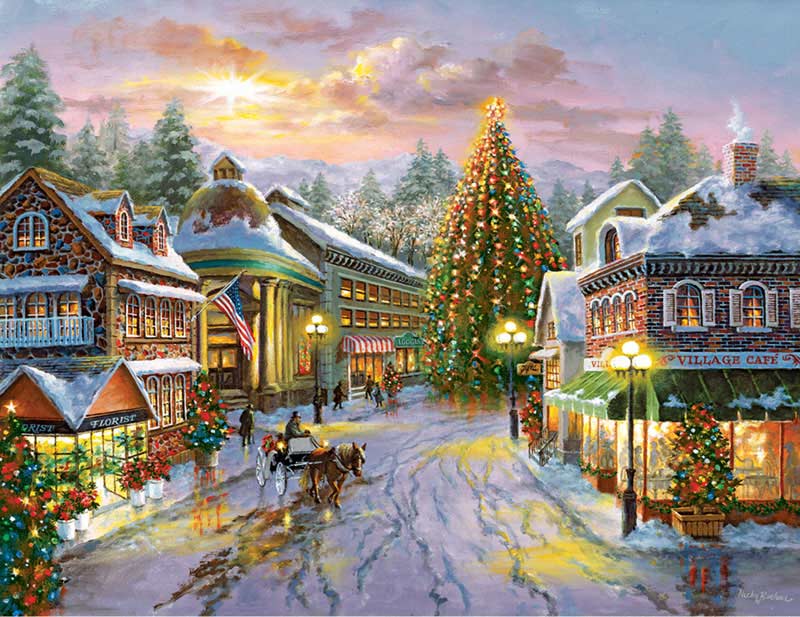 Christmas Eve Winter Jigsaw Puzzle