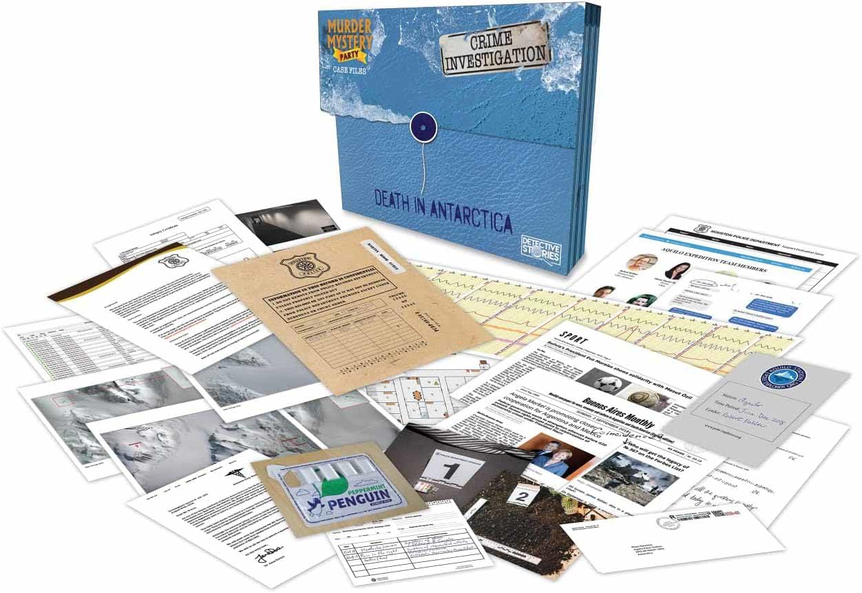 Murder Mystery Party Case Files: Death in Antarctica