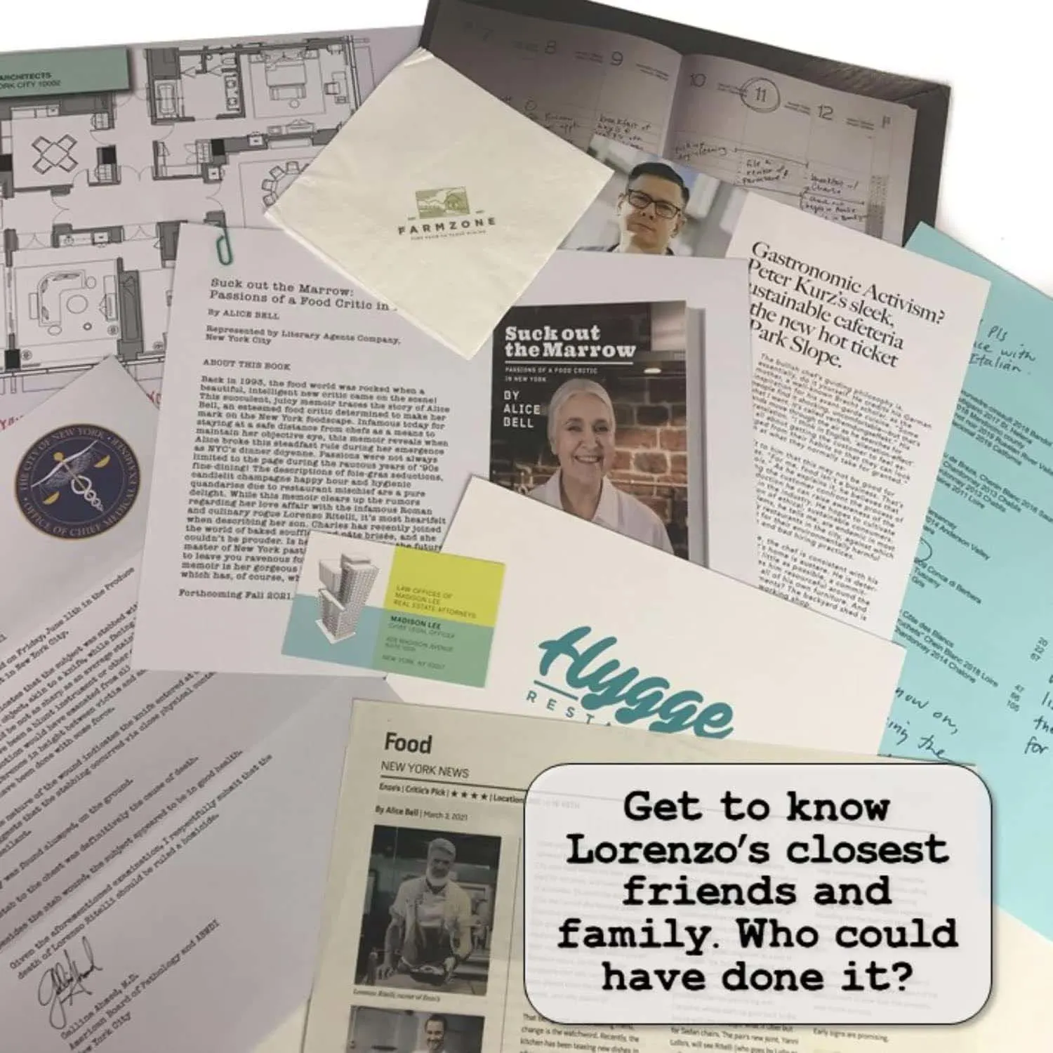 Murder Mystery Party Case Files: Death by Chef's Knife