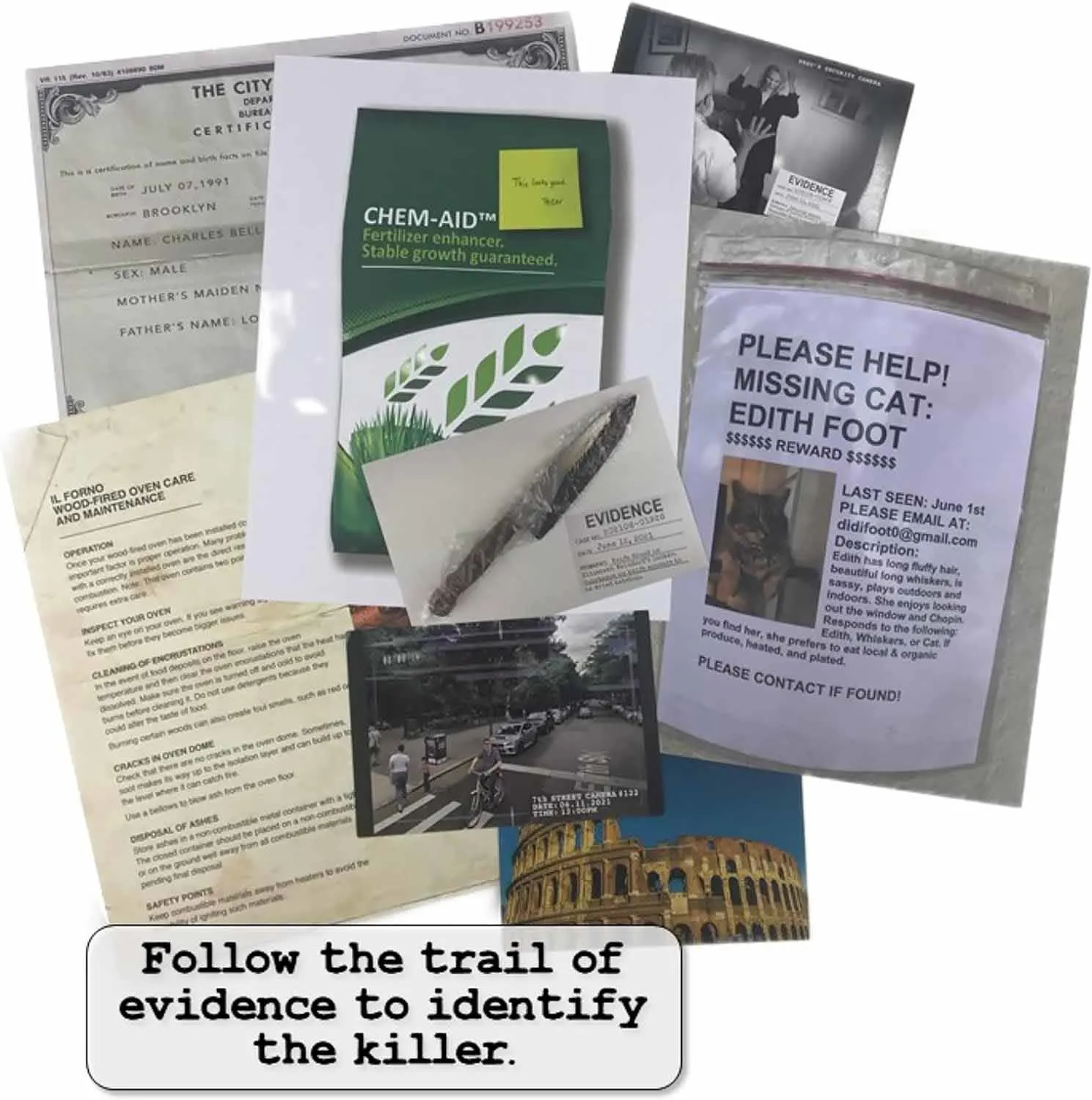 Murder Mystery Party Case Files: Death by Chef's Knife