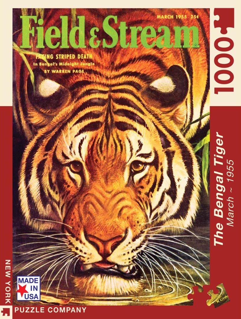The Bengal Tiger (Field & Stream) Magazines and Newspapers Jigsaw Puzzle