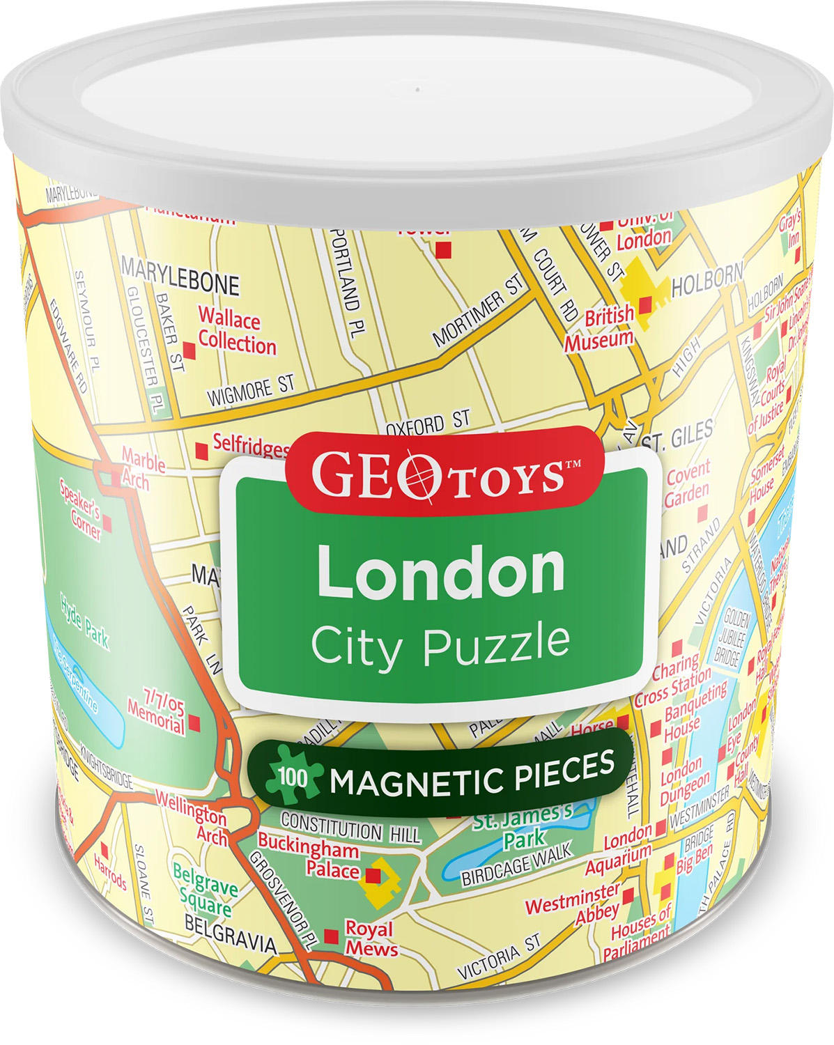 London - Magnetic Puzzle  Maps & Geography Jigsaw Puzzle