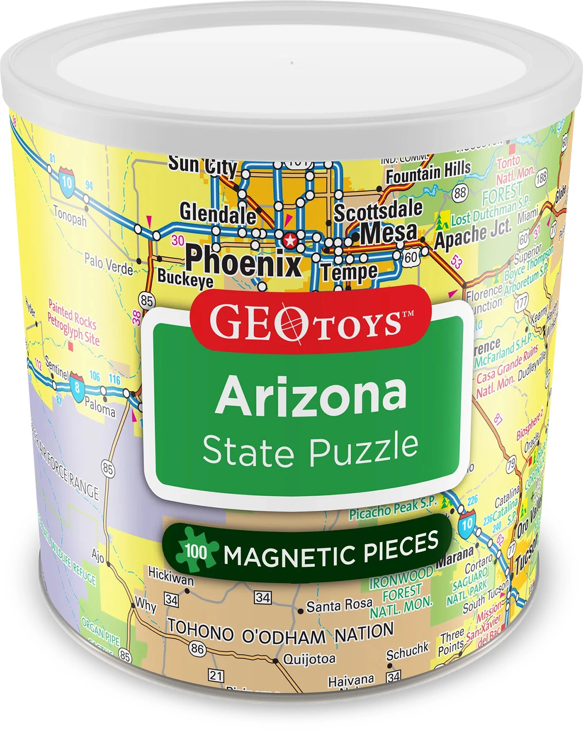 Arizona - Magnetic Puzzle Maps & Geography