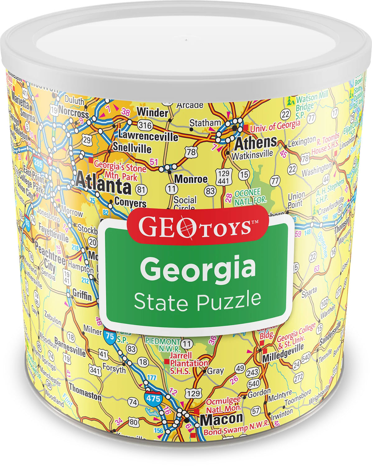 Georgia - Magnetic Puzzle Maps & Geography