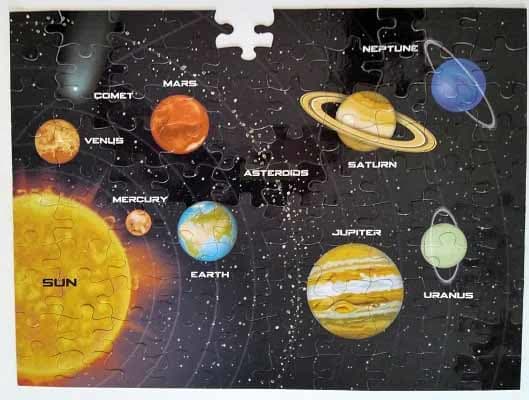 Solar System - Magnetic Puzzle