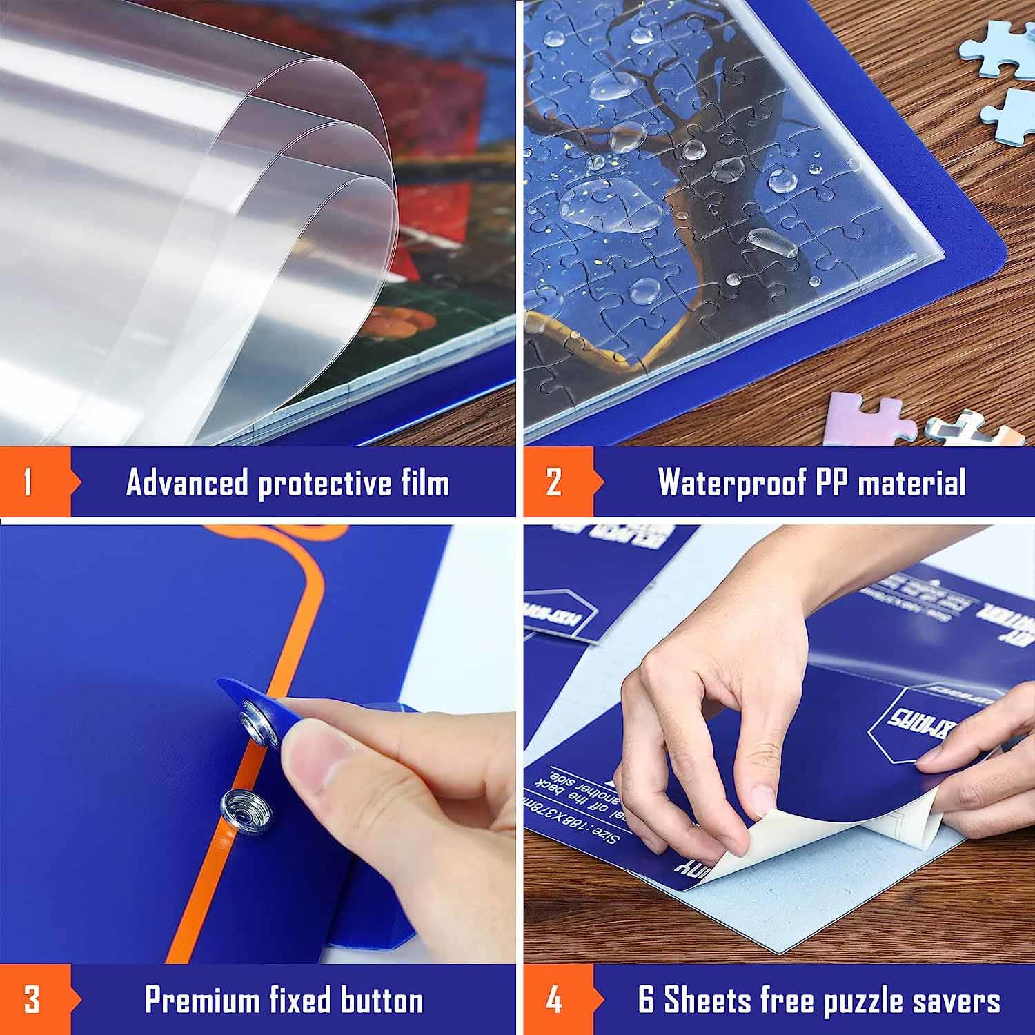 Large Capacity Puzzle Storage Folder for 1000 Piece Puzzles