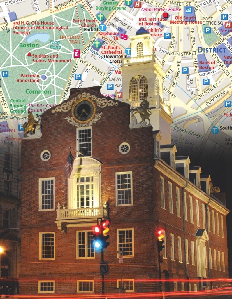 Boston City Map Mini Puzzle Maps & Geography Jigsaw Puzzle