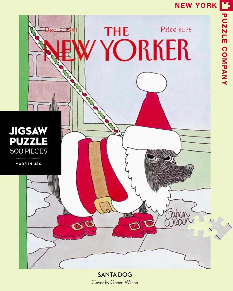Santa's Dog (The New Yorker) Magazines and Newspapers Jigsaw Puzzle