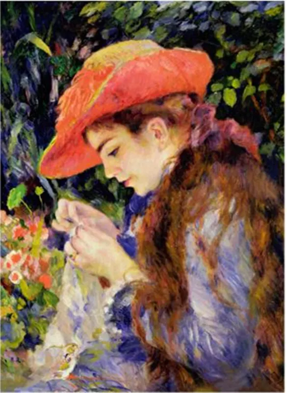 Marie Knitting Flower & Garden