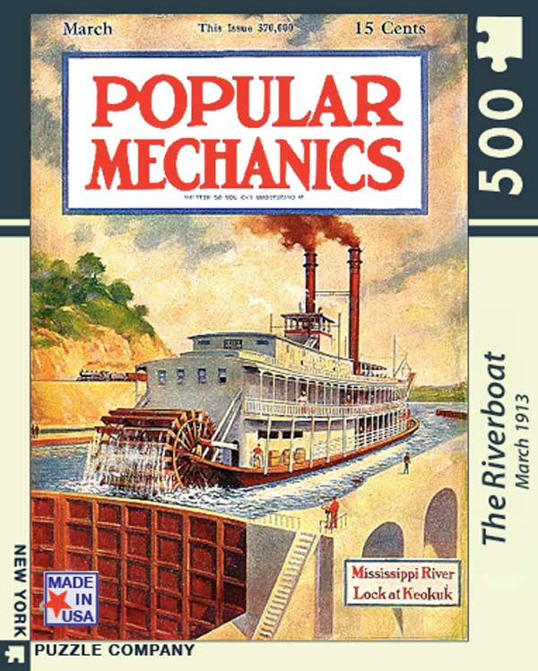 The Steamboat (Popular Mechanics) Boat Jigsaw Puzzle