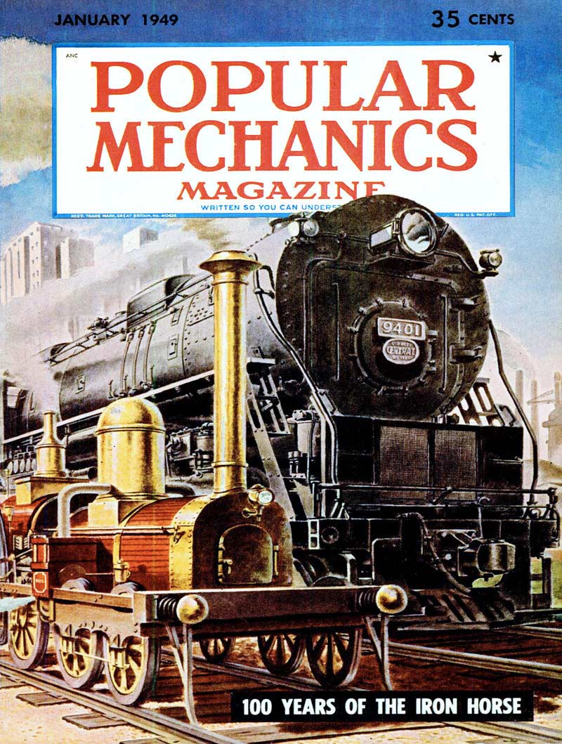 The Iron Horse (Popular Mechanics) Train Jigsaw Puzzle
