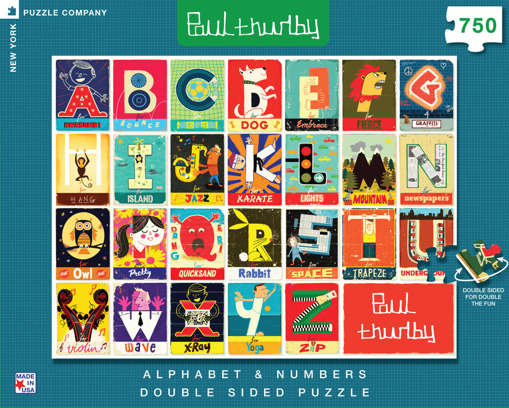 Alphabet & Numbers Animals Jigsaw Puzzle