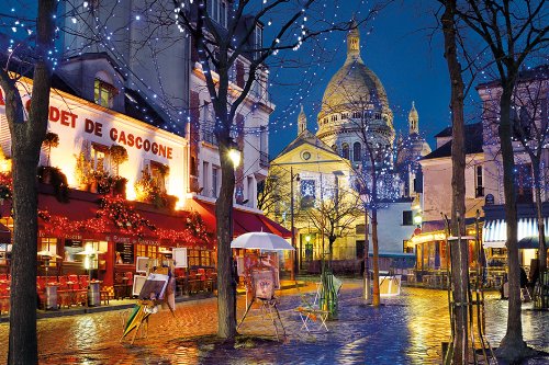 Paris - Montmartre Landmarks & Monuments Jigsaw Puzzle