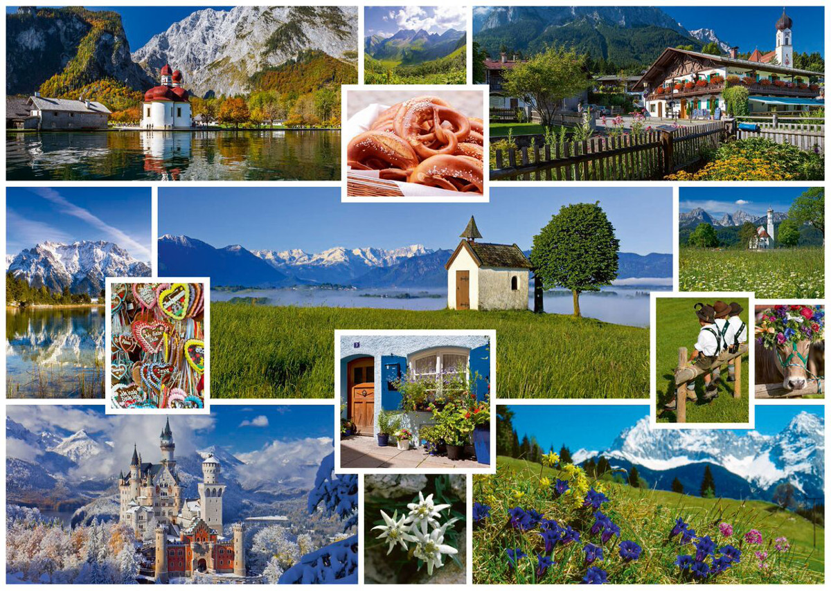 In The Mountains Mountain Jigsaw Puzzle