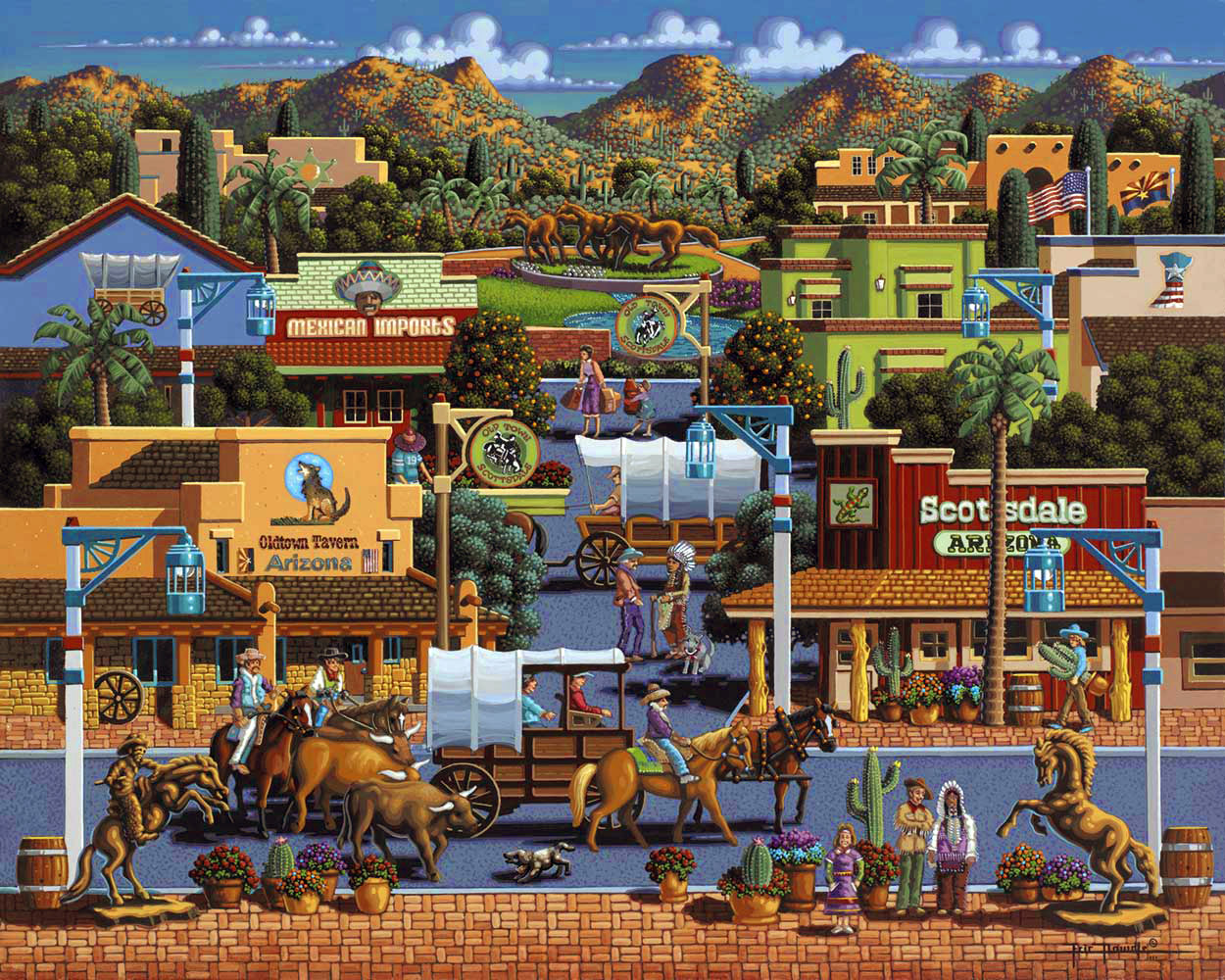 Scottsdale Americana Jigsaw Puzzle