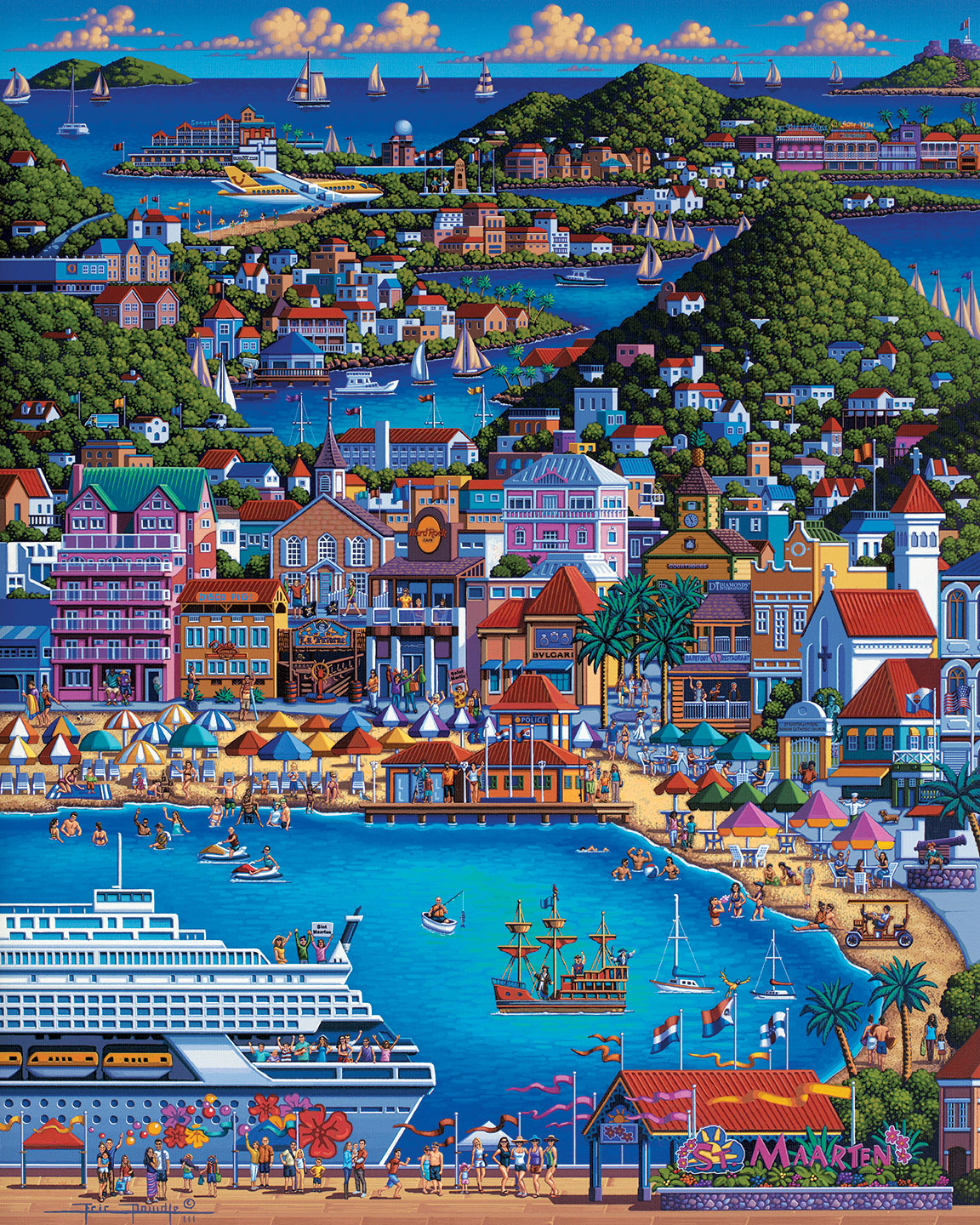 St. Maarten Travel Jigsaw Puzzle
