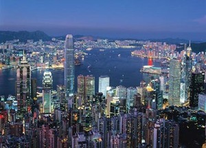 Hong Kong By Night Travel Jigsaw Puzzle