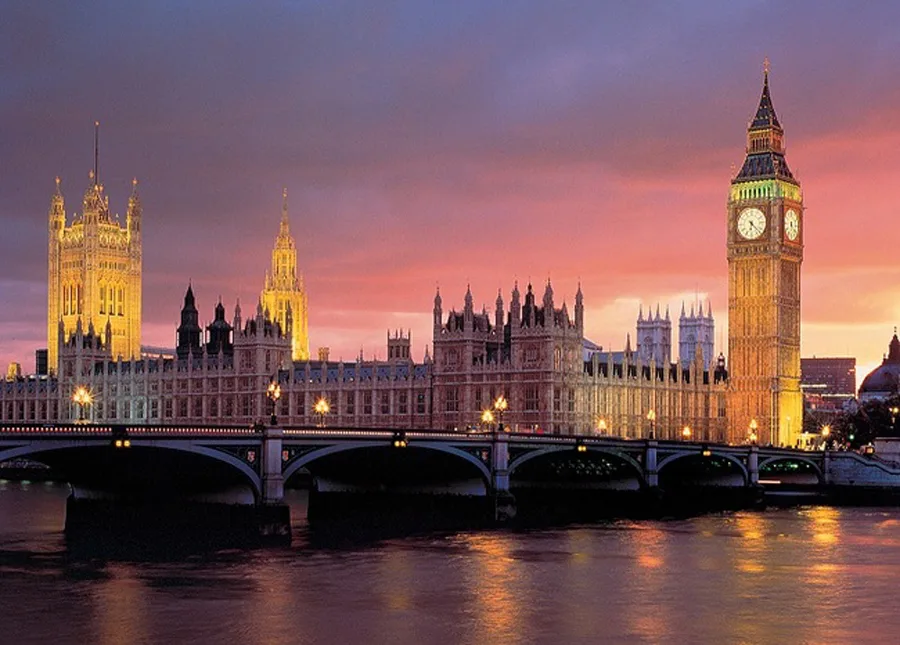 United Kingdom Parliament House Mini Puzzle Landmarks & Monuments