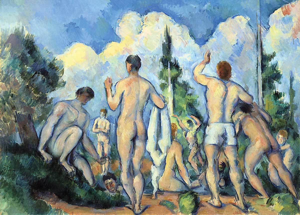 The Large Bathers Mini Puzzle Fine Art