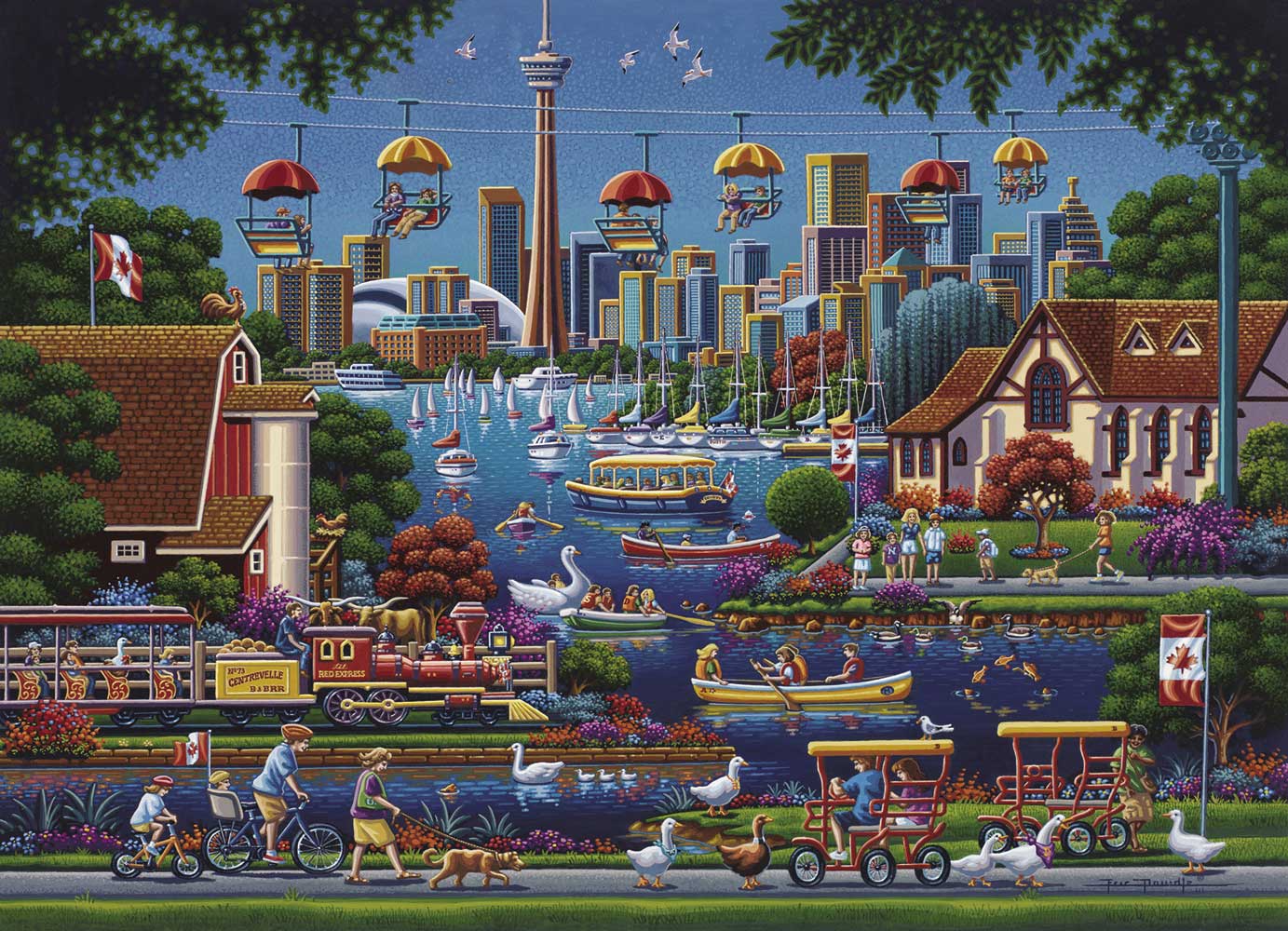 Toronto Island Summer Jigsaw Puzzle