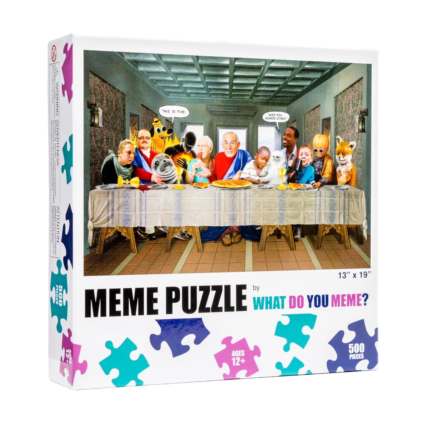 What Do You Meme Last Supper Puzzle Collage