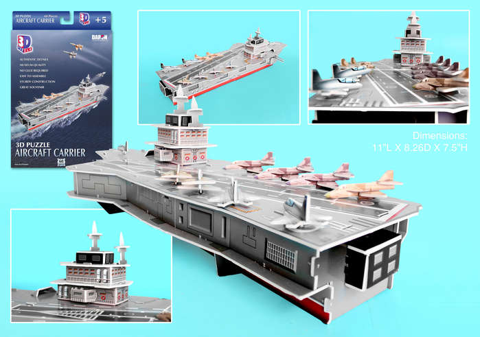 3D Puzzle - Aircraft Carrier History