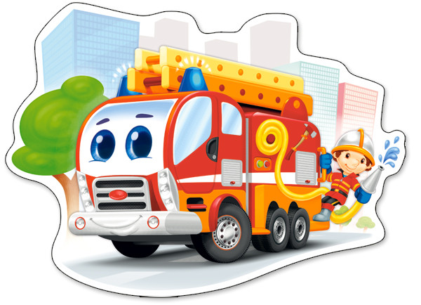 Fire Engine Vehicles Children's Puzzles