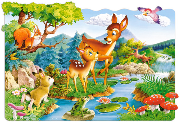 Little Deer Animals Children's Puzzles