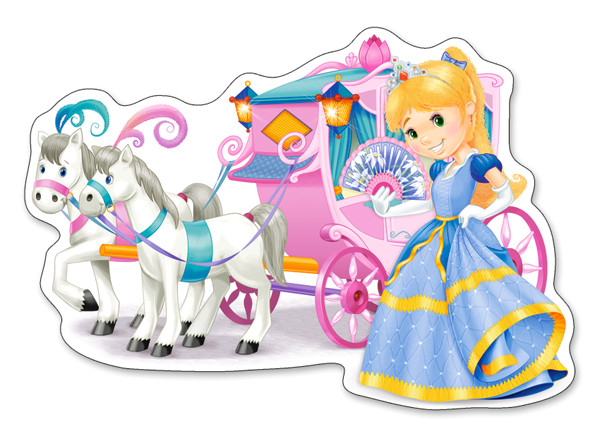Princess Carriage Princess Shaped Puzzle