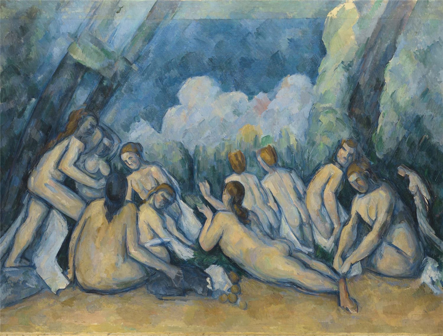 Bathers (Les Grandes Baigneuses) - National Gallery Fine Art