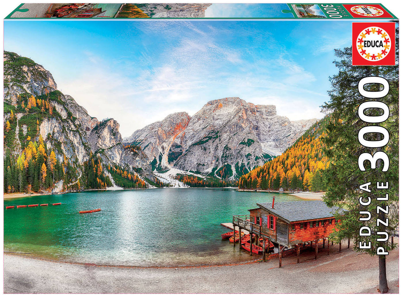 Braies Lake At Autumn