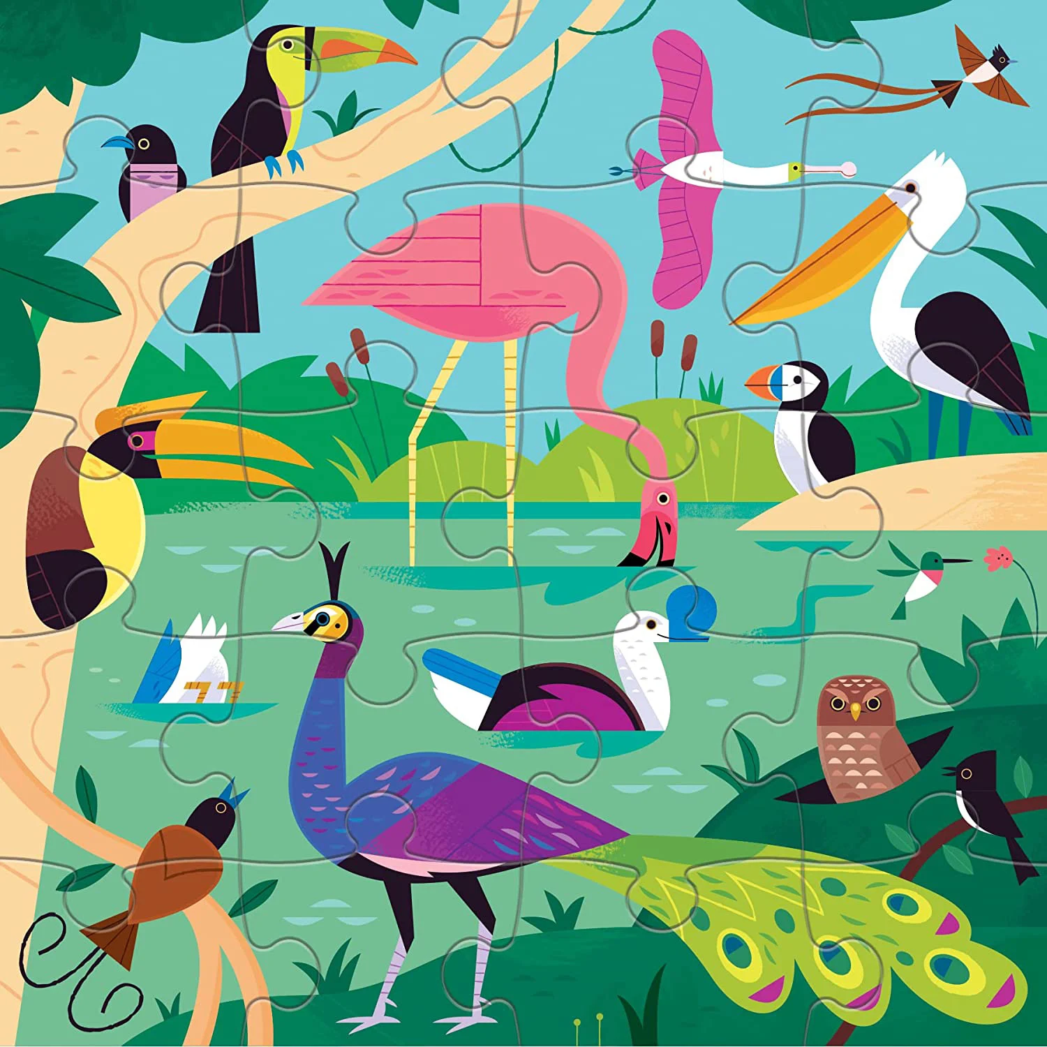 Bugs & Birds to Go Puzzle