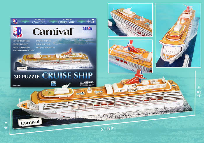 3D Puzzle - Carnival Cruise Ship Boat